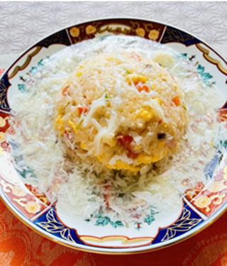 蟹あんかけ炒飯