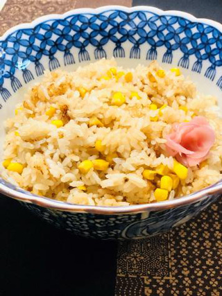 焼きトウモロコシご飯