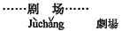 中国語:劇場